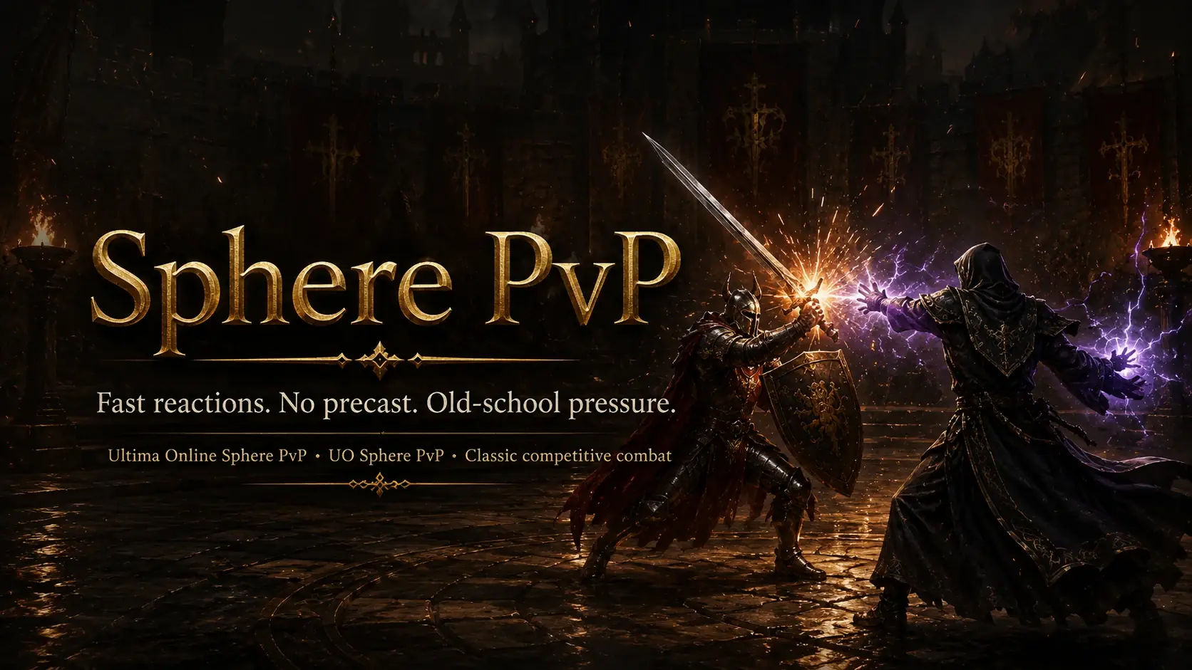 Ultima Online Sphere PvP No Precast combat in Heroes Of Ultima